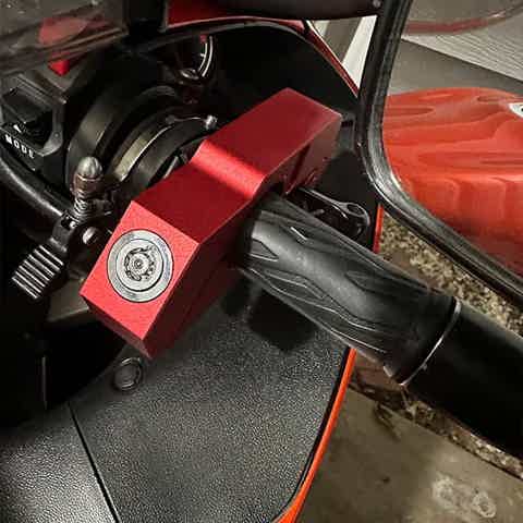 Bullet Biker Motorcycle Lock