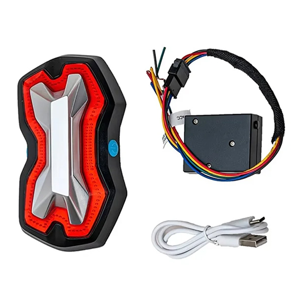 Bullet Biker Helmet Brake Light