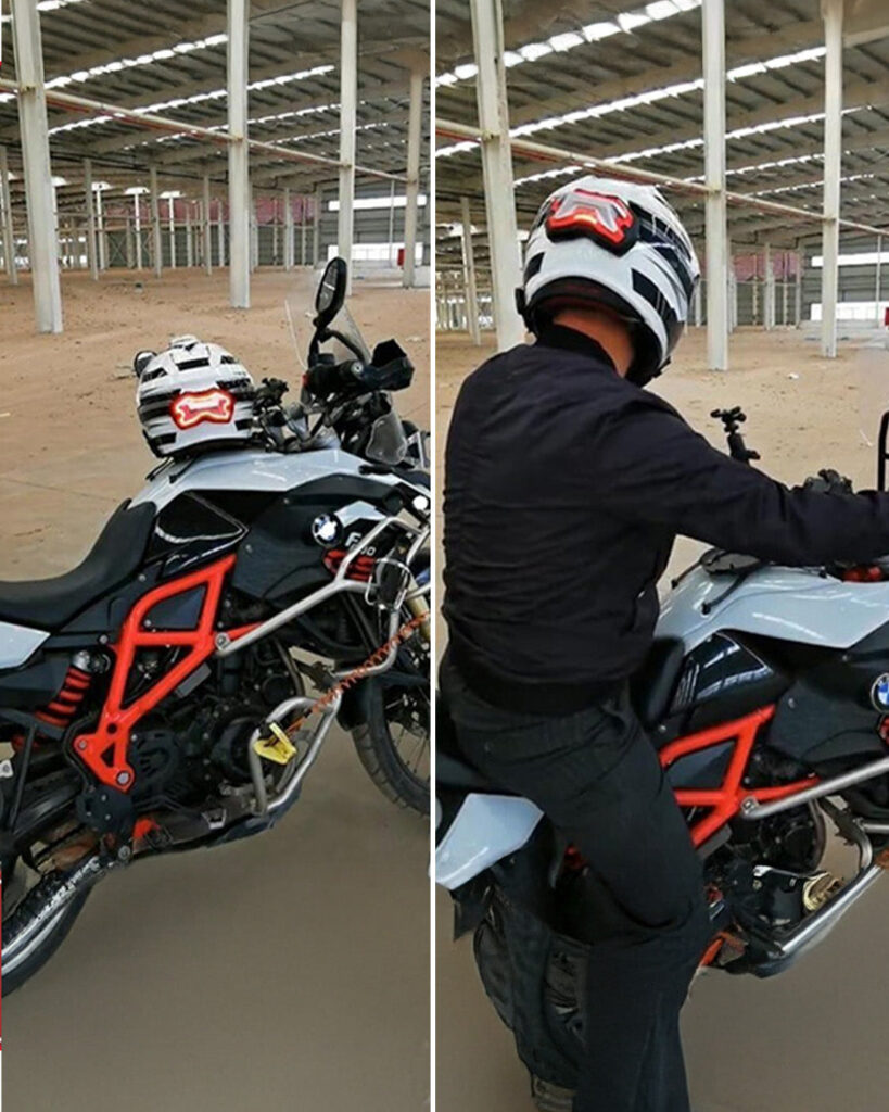 Bullet Biker Helmet Brake Light